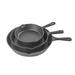 3 Piece Cast Iron Skillet Set 6 inch 8 inch and 10 inch Pre-seasoned Cast Iron Cookware