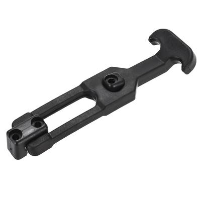 6.30-inch Rubber Flexible T-Handle Draw Latches Hasp for Golf Cart - Black