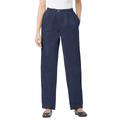 Plus Size Women's 7-Day Straight-Leg Jean by Woman Within in Navy (Size 32 WP) Pant