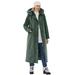 Plus Size Women's Long Hooded Down Microfiber Parka by Woman Within in Pine (Size M) Coat