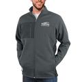 Men's Antigua Heathered Charcoal BridgeValley Community & Technical College Course Full-Zip Jacket