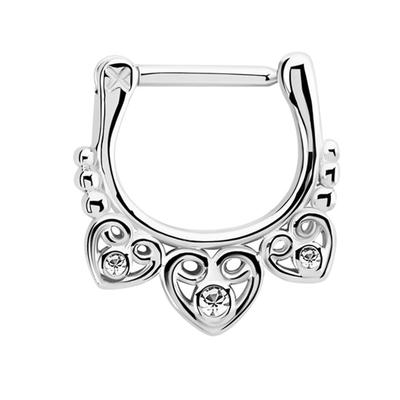 Nasenpiercing ADELIA´S "Piercing Nasenpiercing", Damen, silber, Chirurgiestahl, modisch, Piercings, 316l Stahlstab als Verschluss Clicker