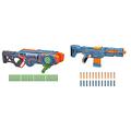 Nerf Elite 2.0 Flipshots Flip-32 Blaster mit 32 Dart-Läufen für doppelte Feuerkraft, Kapazität für 32 Darts & Elite 2.0 Echo CS-10 Blaster – 24 NERF Darts, 10-Dart Clip-Magazin