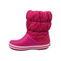 Crocs Unisex Kids Winter Puff Kids Snow Boots, Candy Pink, 2 UK Child