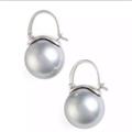 Kate Spade Jewelry | Kate Spade Drop Pearl Earrings | Color: Silver | Size: Os