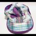 Disney Accessories | Disney Parks Mickey Plaid Baseball Cap Hat Purple | Color: Purple/White | Size: S