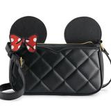 Disney Bags | Dani By Danielle Nicole Disney's Minnie Mouse Cross Body Bag Nwt | Color: Black/Red | Size: 5.3 X 9.5 X 2.5