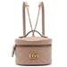 Gucci Bags | Gucci Gg Marmont Porcelain Rose Vanity Case Mini Matelasse Leather Backpack | Color: Cream/Tan | Size: 6.75” X 5”H X 4.75”W