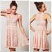 Anthropologie Dresses | Anthropologie E By Eloise St. Regis Sheer Lace Slip Dress | Color: Pink | Size: S