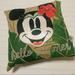 Disney Accents | Disney Parks Set Of 2 Summer Throw Pillows | Color: Cream/Green | Size: Os