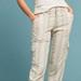 Anthropologie Pants & Jumpsuits | Anthropologie X Sanctuary Linen Terrain Stripe Utility Pants Nwt Sz 28 | Color: Cream/Tan | Size: 28