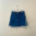 Madewell Skirts | Madewell Denim A-Line Mini Skirt Pieced Edition | Color: Blue | Size: 25