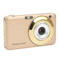 ciciglow Digital Camera For Beginner, 48MP HD 8x Optical Zoom Mini Camera, 2.7in Color Display Portable Rechargeable Electronic Camera For Students, Teens, Elder(Gold)