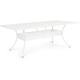 Iperbriko - Ivrea table d'extérieur rectangulaire blanche 107x 213 cm