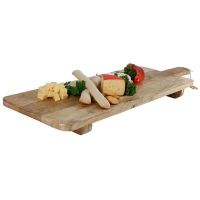 Xl Holz-Servierbrett 100x28cm Holzplatte Servierplatte Buffetbrett Schneidebrett