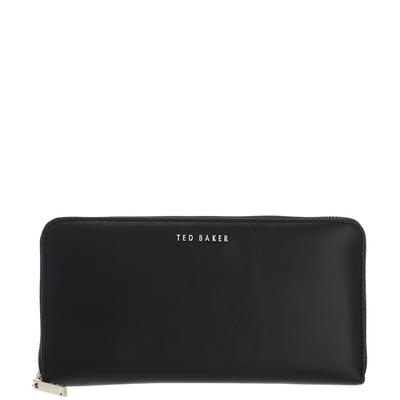 Ted Baker Reißverschluss-portemonnaie schwarz - leder SchwarzSchwarz Schwarz Damen Image