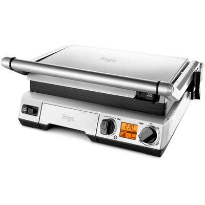 Kontaktgrill SAGE "SGR820" Kontaktgrill_Standgrill_Tischgrill_Teppanyakigrill silberfarben The Smart Grill