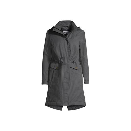 Lands´ End Military Parka Military Style Grau