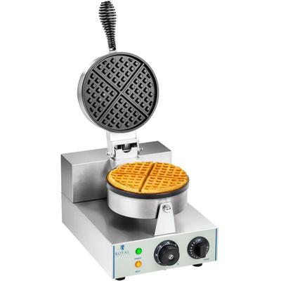 Waffelautomat Elektro Waffeleisen Doppel Brüssler Waffel 1300 Watt Rund