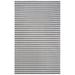 Gray 48 x 0.25 in Indoor Area Rug - Martha Stewart Rugs Martha Striped Cotton Charcoal/Area Rug Cotton | 48 W x 0.25 D in | Wayfair MSR419H-4