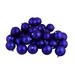 Northlight Seasonal Shatterproof Matte Christmas Ball Ornament Plastic in Blue | Wayfair 31754335