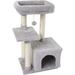 Tucker Murphy Pet™ 35" Cat Tree Manufactured Wood in Gray | 34.64 H x 16.98 W x 13 D in | Wayfair F56C2F67B4734271830F882F00FA4883