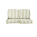 Birch Lane™ Fenna Indoor/Outdoor Seat/Back Loveseat Cushion Set Acrylic in Pink/Green/Gray | 5 H x 60 W x 27 D in | Wayfair