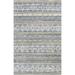 Blue/Gray 90 x 60 x 0.79 in Area Rug - The Twillery Co.® Andersonville Geometric Flatweave Area Rug in Blue/Gray | 90 H x 60 W x 0.79 D in | Wayfair