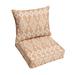 Dakota Fields Indoor/Outdoor Seat/Back Cushion Acrylic in Orange/Blue/Brown | 5 H x 23.5 W x 23 D in | Wayfair 1CA5860E610148738AB64752891F3F2B