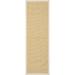 Yellow 216 x 30 x 0.37 in Area Rug - Bay Isle Home™ Runner Stelly Power Loomed Jute/Sisal Area Rug in Maize/Wheat Jute & Sisal, | Wayfair