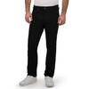 Bequeme Jeans BRÜHL "Genua III 1", Herren, Gr. 33, EURO-Größen, schwarz, 67% Polyester, 29% Viskose, 4% Elasthan, unifarben, casual, lang, Jeans 5-Pocket-Jeans Straight-fit-Jeans Stretchjeans, in Woll-Optik