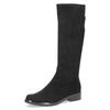 Schlupfstiefel CAPRICE, Damen, Gr. 39, XS-Schaft, schwarz, Textil, unifarben, klassisch, Schuhe, Blockabsatz, Langschaftstiefel in klassischer Linie, XS Schaft