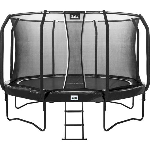 „Gartentrampolin SALTA „“First Class““ Trampoline Gr. Ø 251 cm, schwarz (schwarz, schwarz) Kinder Trampoline“