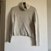 Brandy Melville Sweaters | Brandy Melville Cream/Grey Knit Wool Blend Turtleneck Sweater Size Xs/S Euc | Color: Cream/Gray | Size: S