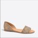 J. Crew Shoes | J. Crew Morgan Peep Toe Flats | Color: Brown/Tan | Size: 9