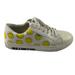 American Eagle Outfitters Shoes | Ae American Eagle Smiley Lace-Up Sneaker Women's 9 White And Yellow Happy Emoji | Color: White/Yellow | Size: 9