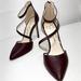 Jessica Simpson Shoes | Jessica Simpson Pointy Toe Cross Strap Heels | Color: Purple | Size: Various