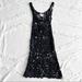 Free People Dresses | Free People Black Crocheted Mini Dress Beach Cover Up | Color: Black | Size: Xs