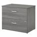 Huckins 2-Drawer Mobile Lateral Filing Cabinet Wood in Gray Laurel Foundry Modern Farmhouse® | 29.84 H x 36 W x 23.35 D in | Wayfair