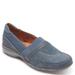 Cobb Hill Penfield A Line Casual Slip-On - Womens 6 Blue Slip On W