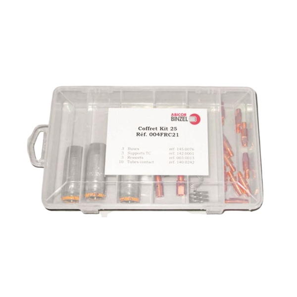 Boite de maintenance pour torche MIG MB25 1 mm ABICOR BINZEL 004FRC21