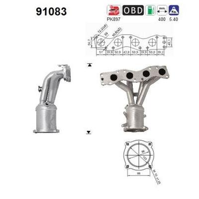 AS Katalysator für SUZUKI 1411070H05H02 1411070H03H02 1411070H04H02 91083