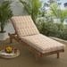 Humble + Haute Outdura Folklore Indoor/Outdoor Corded Chaise Lounge Cushion