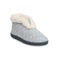 Women's Quilted Jersey Elastic Front Slipper Boot Slippers by GaaHuu in Grey (Size L(9/10))