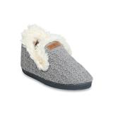 Women's Textured Knit Fur Color Slipper Boot Slippers by GaaHuu in Grey (Size L(9/10))