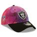 Men's New Era Pink/Black Las Vegas Raiders 2022 NFL Crucial Catch 39THIRTY Flex Hat