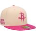 Men's New Era Orange/Pink Houston Rockets Passion Mango 59FIFTY Fitted Hat