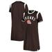 Women's Starter Brown/Cream Cleveland Browns Playoff Sneaker Dress