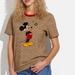 Coach Tops | Nwt Disney X Coach Mickey Mouse Signature T Shirt Unisex | Color: Red/Tan | Size: Various