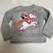 Disney Shirts & Tops | Disney Junior Toddler Gray Minnie Mouse Sweater 2t | Color: Gray/Pink | Size: 2tg